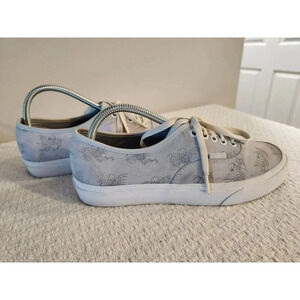 VANS Love You To Death Blue Cupid Skeleton Sneakers Men's Sz 8.5 Women's Sz 10